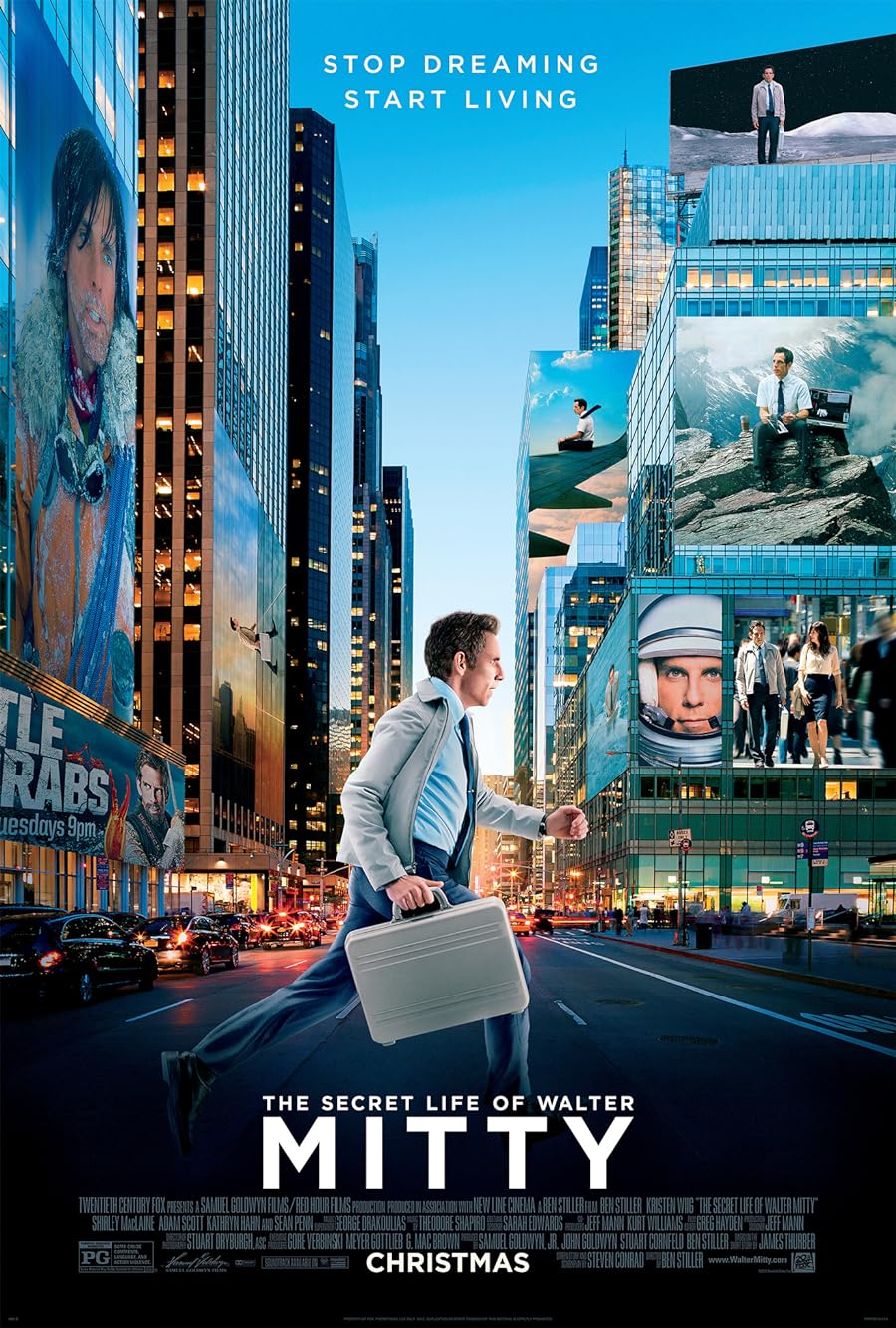 دانلود دوبله فارسی فیلم The Secret Life of Walter Mitty 2013