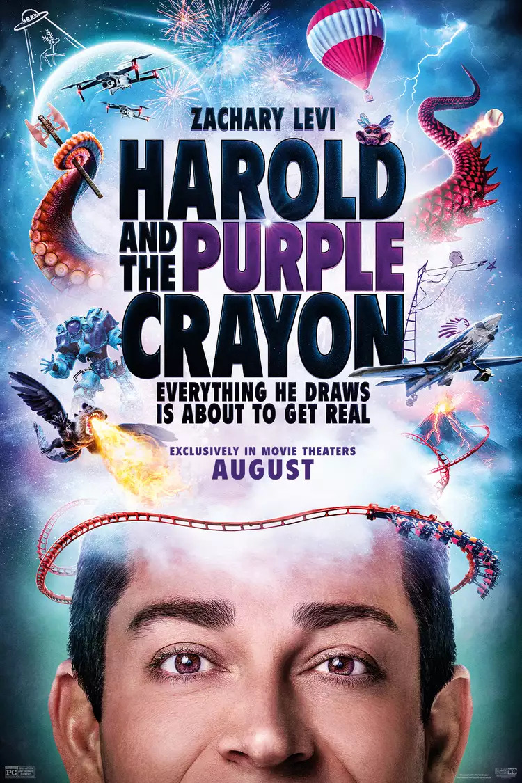 دانلود فیلم Harold and the Purple Crayon 2024 با دوبله اختصاصی